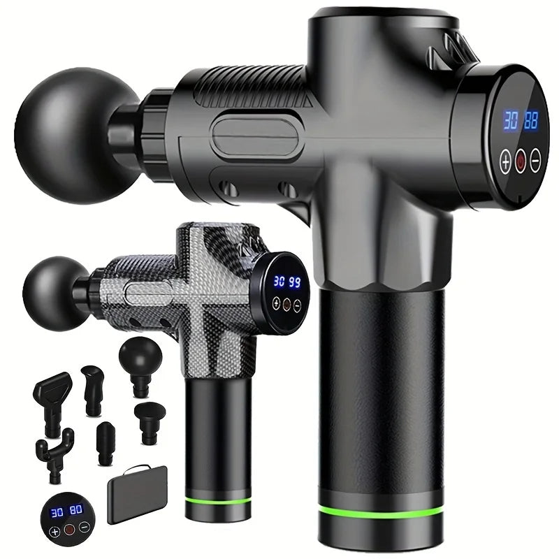 30-Speed Electric Massage Gun for Deep Tissue Relief – Quiet Muscle Relaxation for Body & Neck – Ideal for Fitness Enthusiasts (Male & Female)
